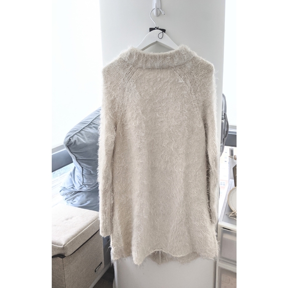 SOLD - Free People Fuzzy Chunky Cardigan - Size L - Picture 2 of 4